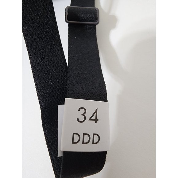 Calvin Klein Push Up Back Lightly Lined Bra Underwire Black Sz 34DDD QF 6617-001 - Picture 5 of 9